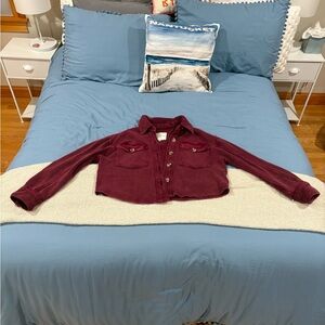 Bagatelle Deep Red Corduroy Jacket